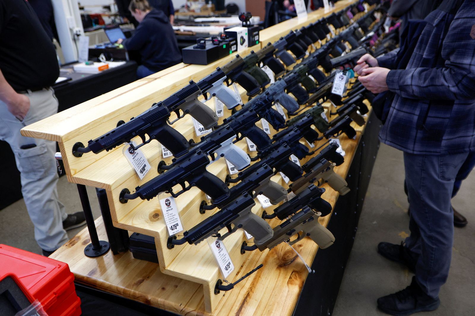 In 2023, the Michigan Catholic Conference released a special issue of its "FOCUS" publication detailing the Catholic response to gun violence, emphasizing both the rights and responsibilities of gun owners. Likewise, Catholic parishes have engaged in gun buybacks, and other Christian denominations have begun ministries centered on destroying unwanted firearms. (OSV News photo/Jonathan Erns, Reuters)