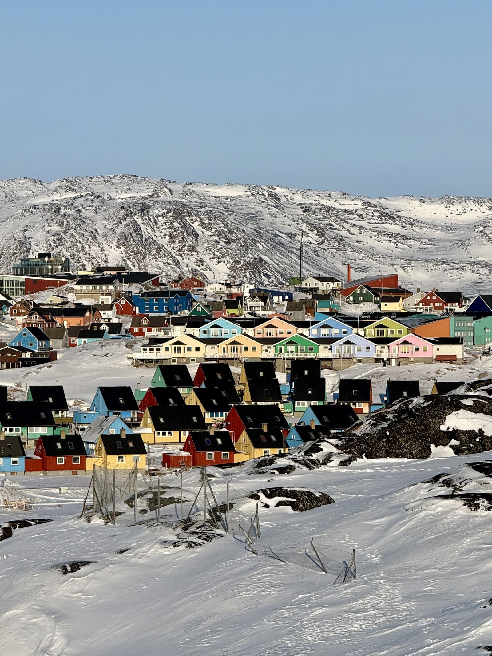 A portion of the city of Nuuk, the capital of Greenland, is seen in this undated photo provided by Franciscan Father Tomaz Majcen, the only Catholic parish priest serving in Greenland. (OSV News photo/Father Tomaz Majcen)