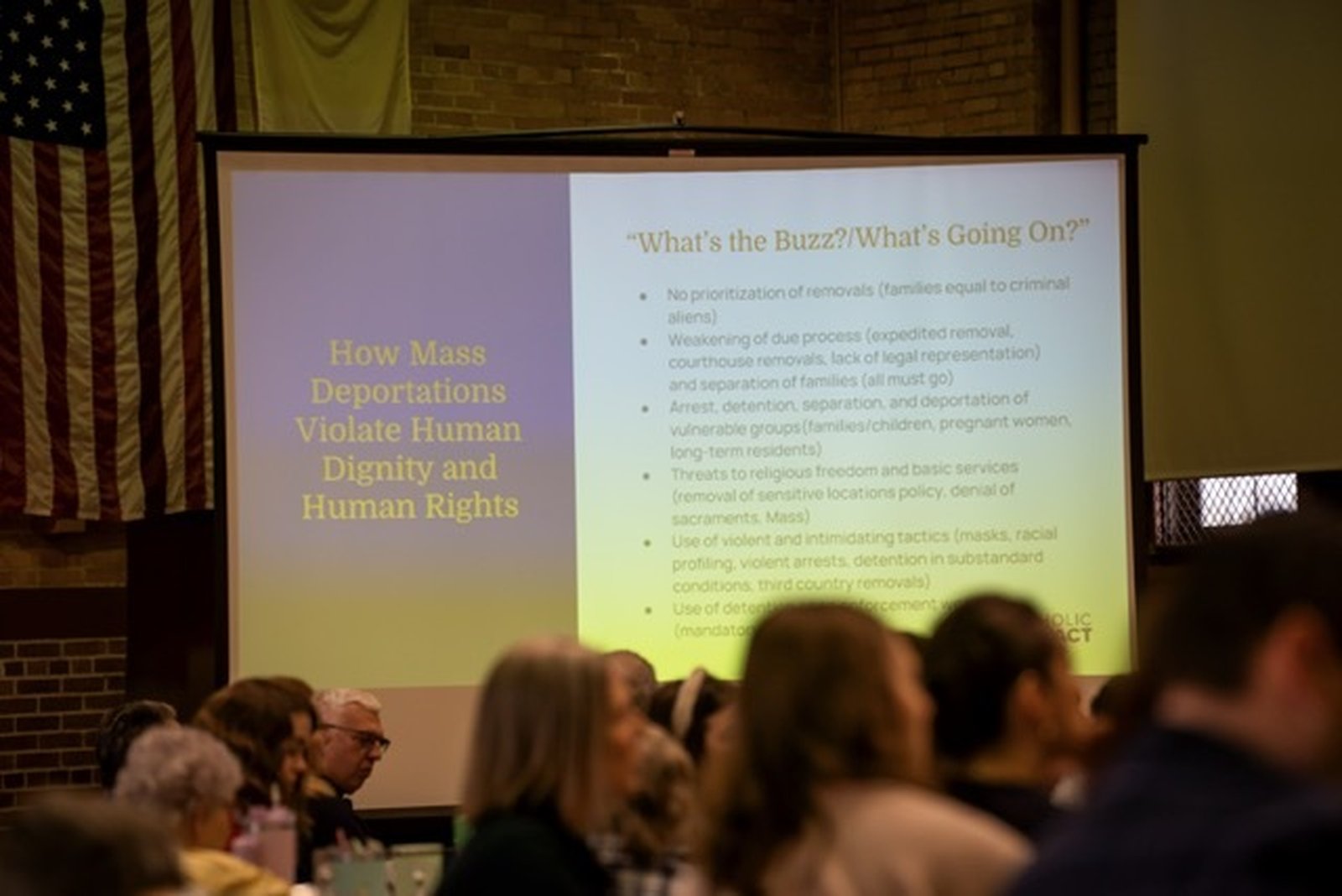 Over 200 people gathered for the Witness to Hope summit, May 6.