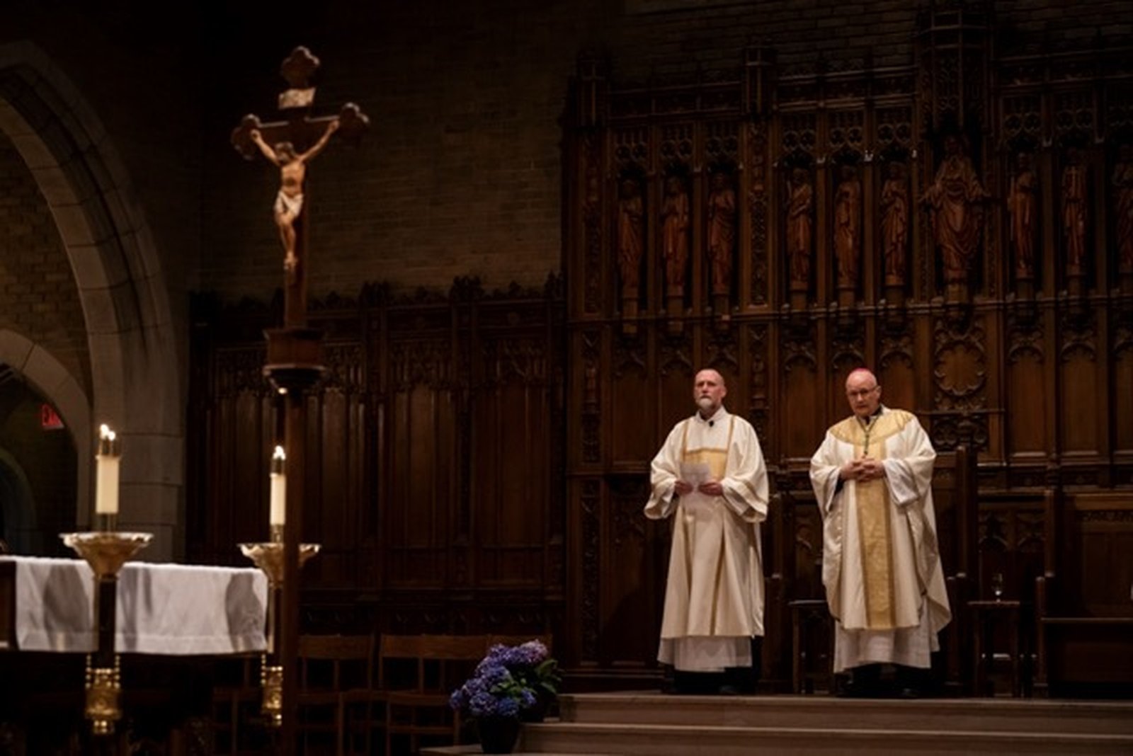 The summit included Mass on the first day with Archbishop Weisenburger.