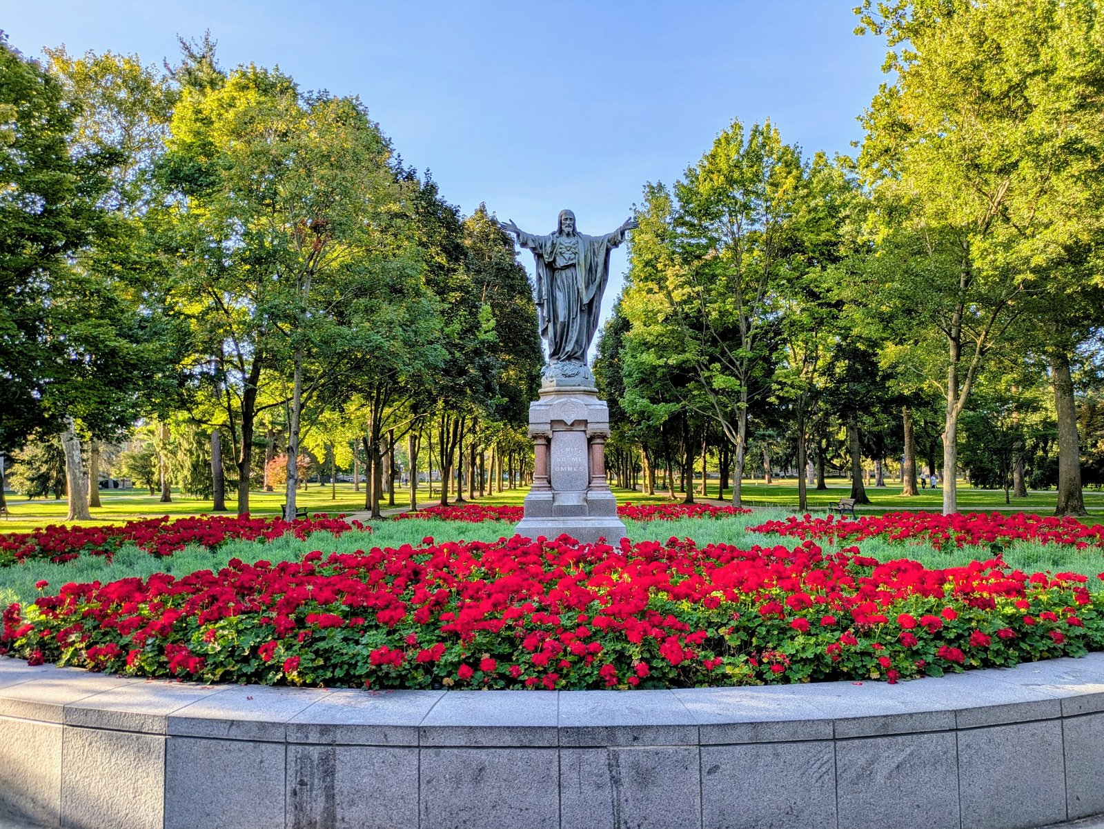 After doing some research, Luke Fisher discovered that while the campus of the University of Notre Dame has been blessed many times, it had never been formally consecrated to the Sacred Heart of Jesus, despite the obvious devotion to the Sacred Heart on campus. (Karla Dorweiler | Detroit Catholic)
