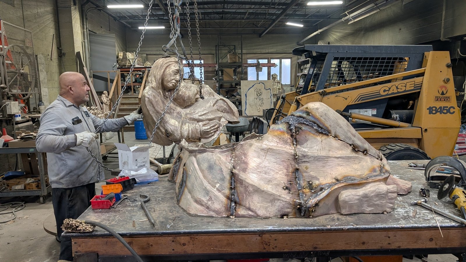 The Sister Death statue was a significant piece for Bro. Gaffney, who knew the Solanus Casey Center, in partnership with the St. Bonaventure Secular Franciscan order, was in the process of commissioning one for Detroit before he passed away.
