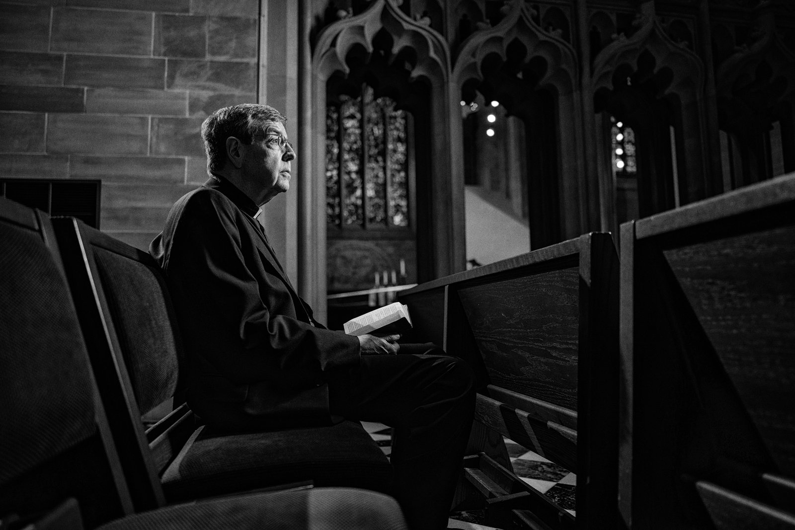 One evening as a 20-year-old seminarian, the archbishop recalled experiencing doubts about his vocation as he prayed before the Blessed Sacrament in the chapel. Those doubts, however, dissipated when he realized that Jesus was calling him to be courageous in response to God's will for his life.