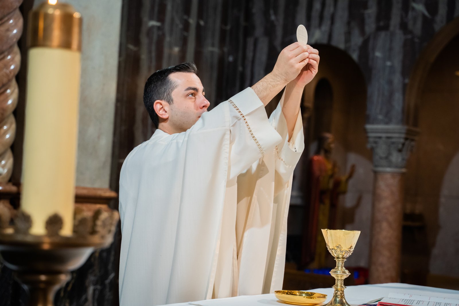 “To be a disciple means to follow,” Fr. Amore said when asked what it means to be a missionary disciple. “A missionary disciple is ultimately an apostle, one who is sent. You can’t be a good apostle if you are not a good disciple. So following after Jesus, receiving His love, encountering Him, learning from Him, growing in union with Him. That is what equips us to be sent on mission to bring the good news to the world.”
