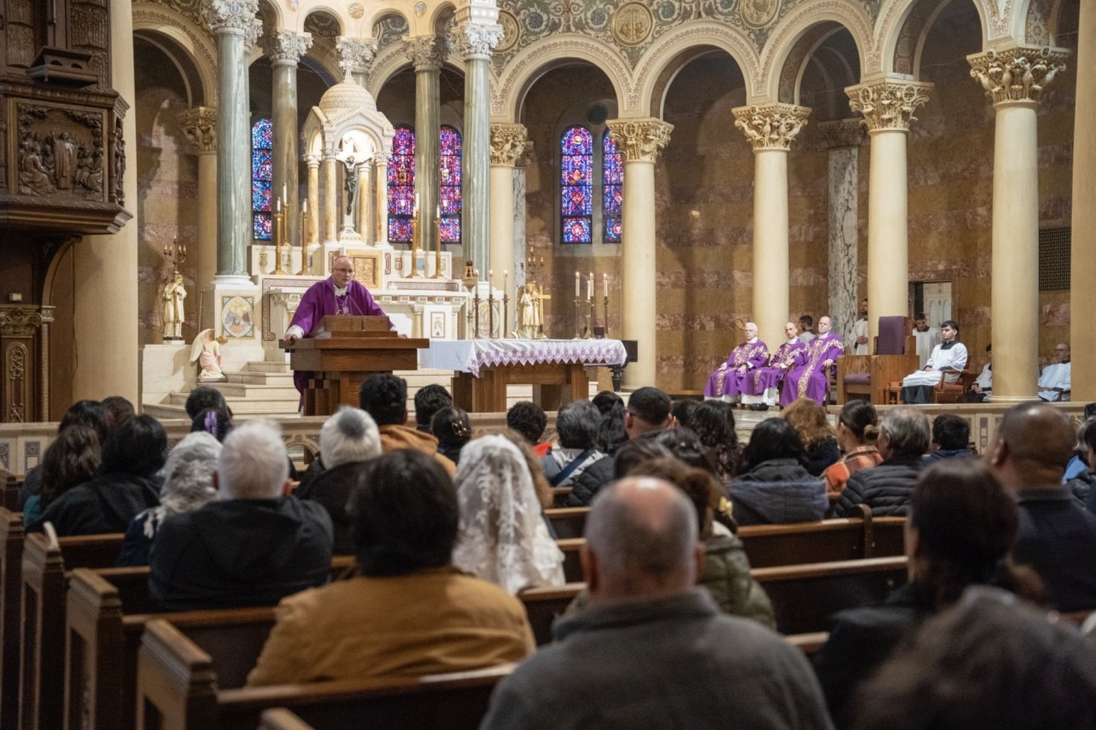 Members of the Hispanic community expressed their joy and appreciation at meeting the new archbishop for the first time, saying they felt loved and blessed by his visit.