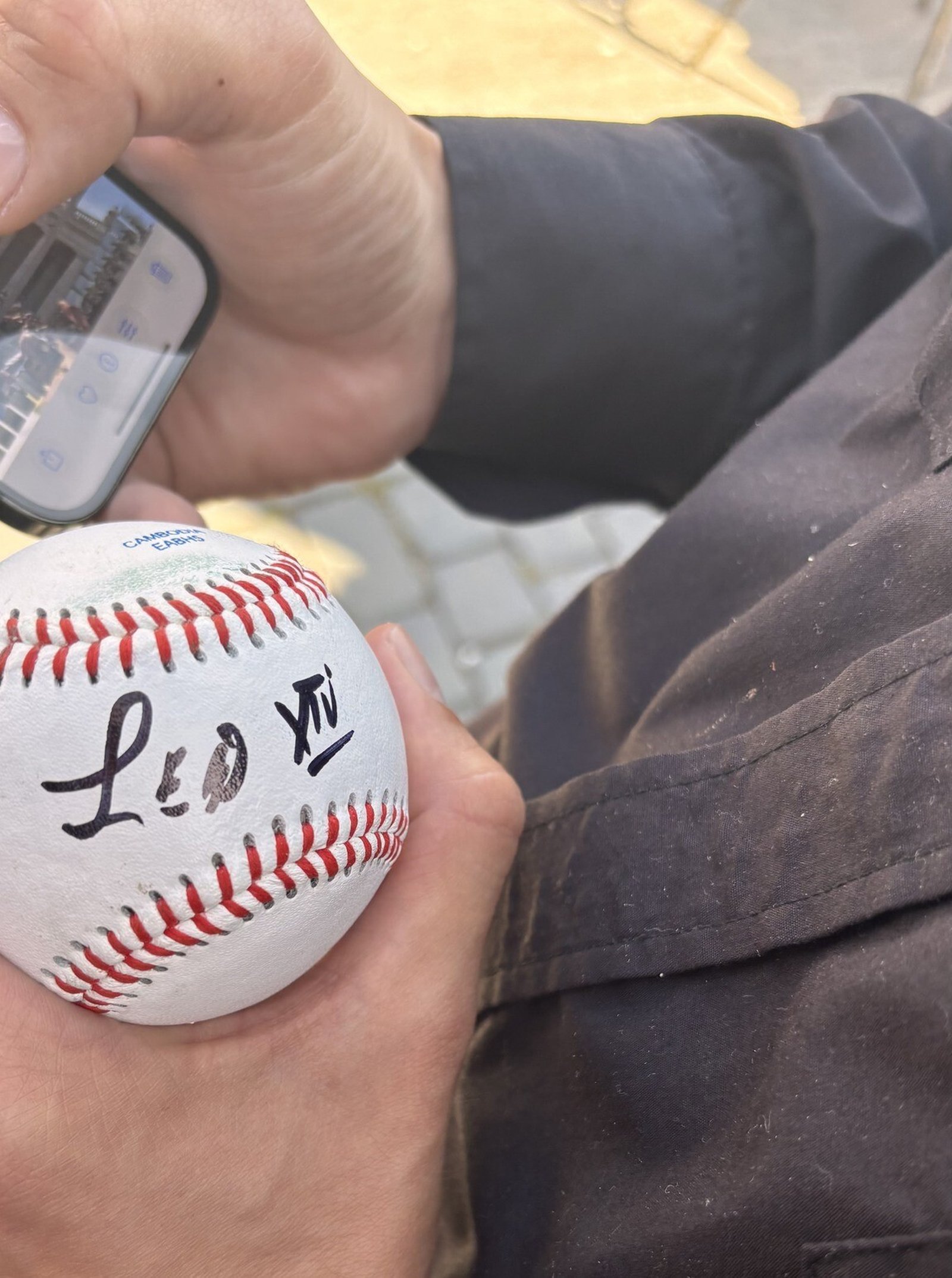 Pope Leo XIV's autograph on the baseball is more than just a "cool souvenir," said seminarian Charles Tackman of the Diocese of Marquette. Rather, he said, it's a reminder of God's providence and penchant to offer surprise blessings.