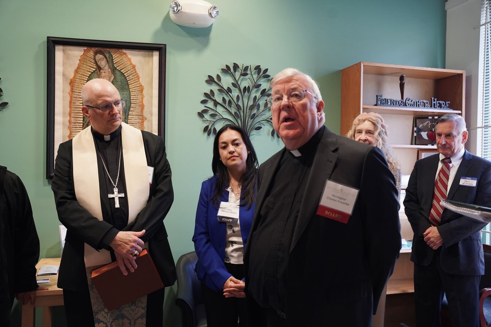 Msgr. Charles Kosanke, pastor of Most Holy Trinity Parish and chairman of the board at Catholic Charities of Southeast Michigan, detailed the 75-year history of the Cabrini Clinic, which was established to serve Detroit's poor and marginalized.