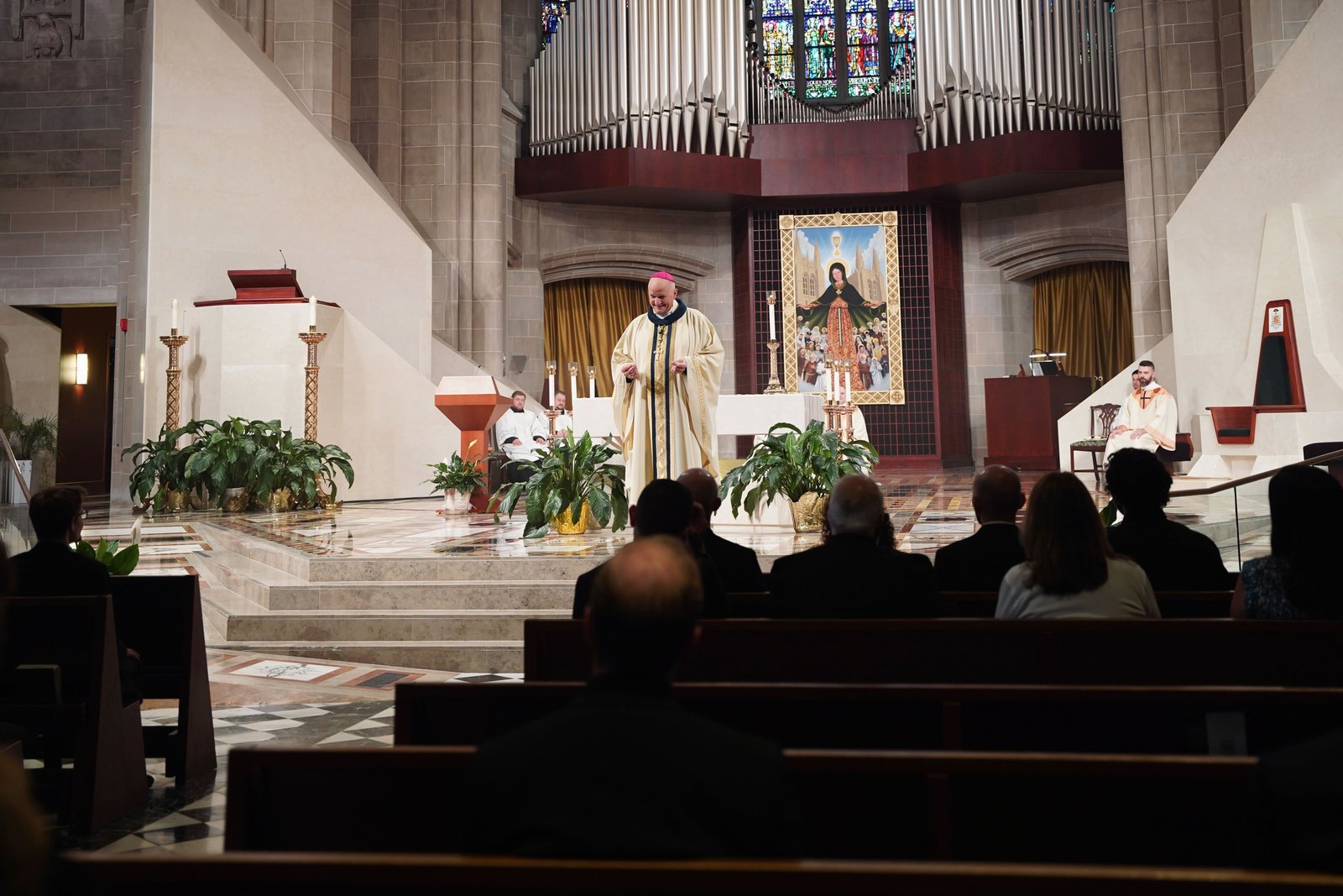 "A disciple follows where the master leads," Archbishop Weisenburger told the seminarians at the Candidacy Mass, drawing attention to the many joys and challenges that come with discipleship.