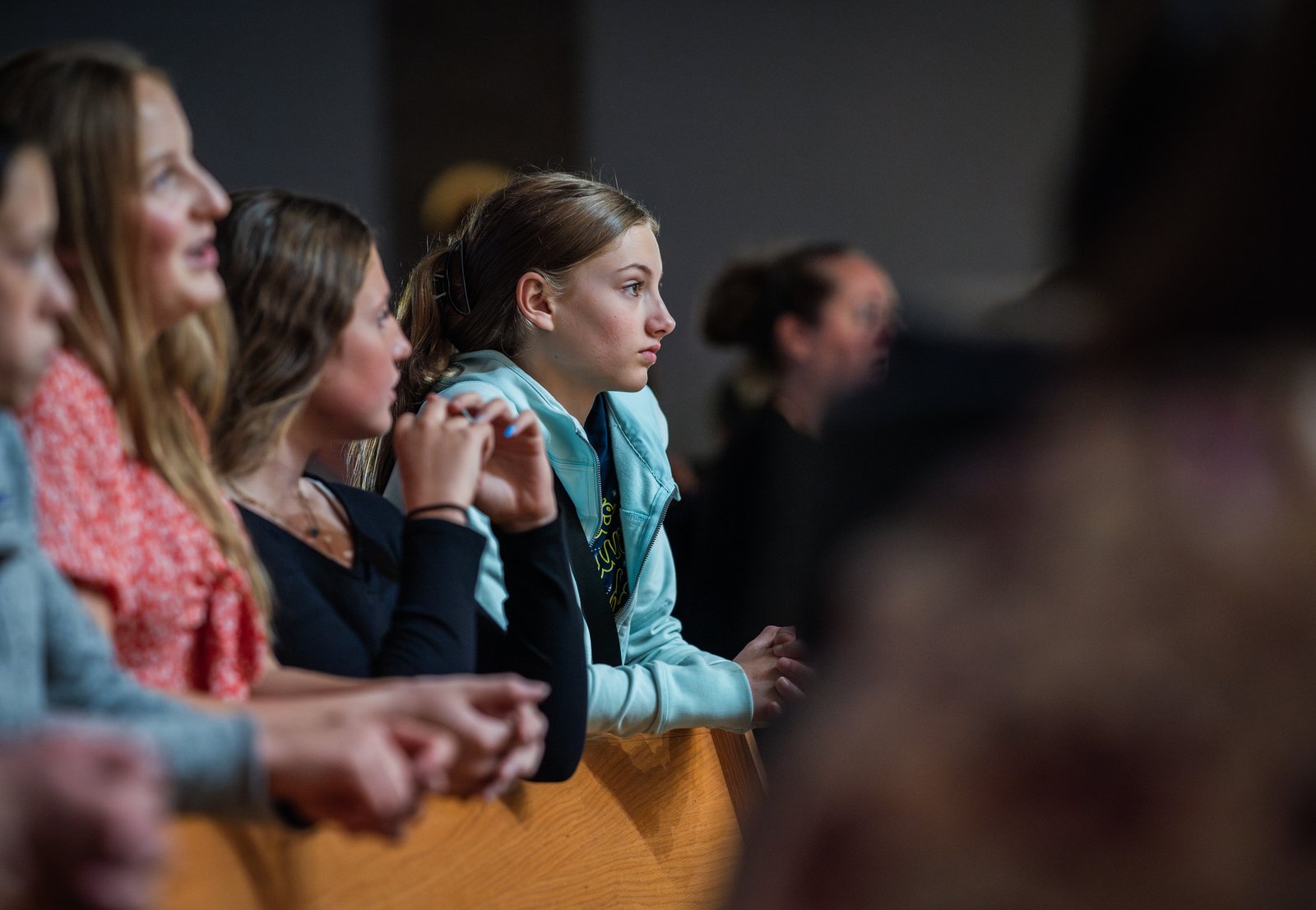 It was mostly young people who made up the estimated 450 people who were at Christ, Our Light! Parish in Troy.