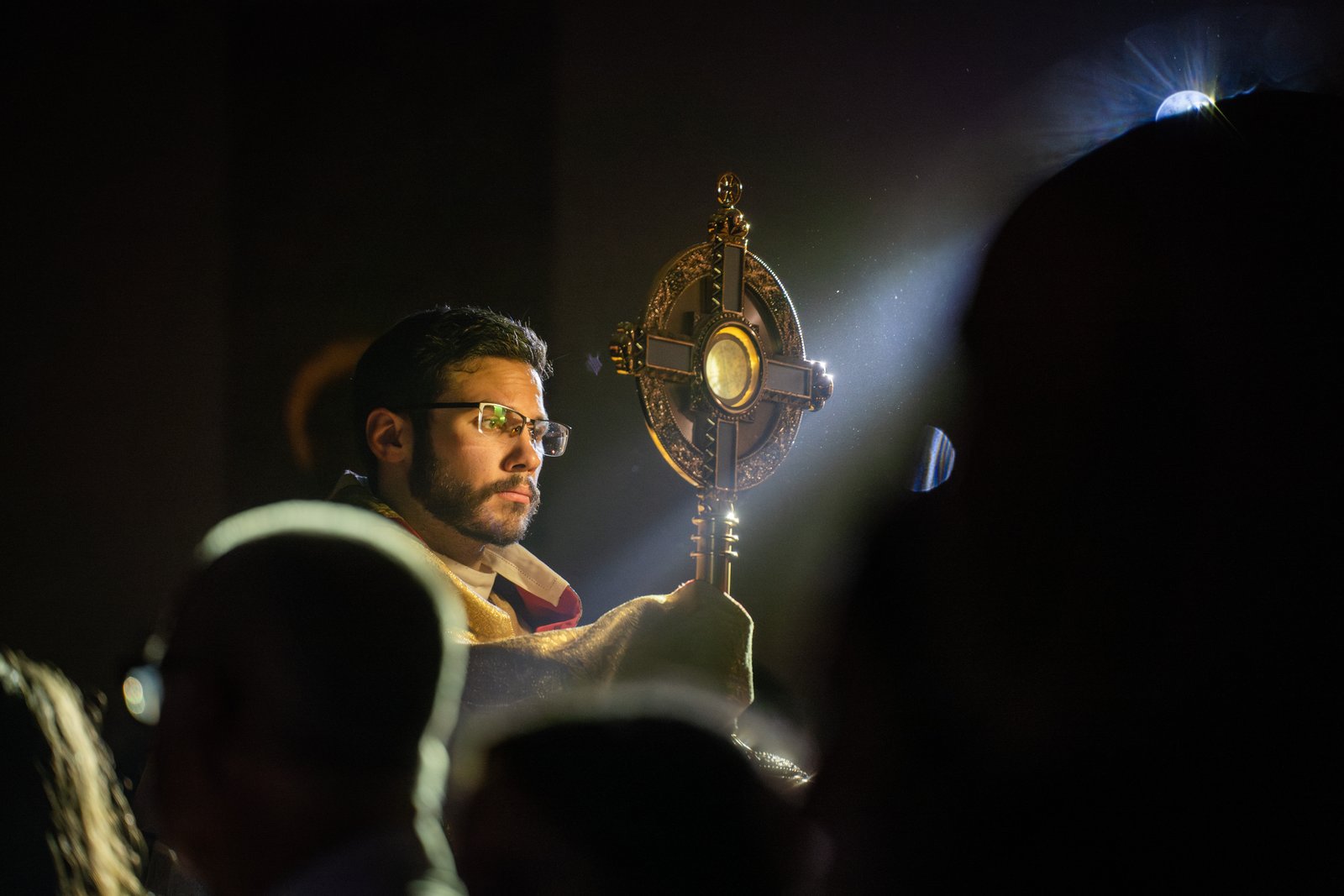 At each hour of each day of the weeklong congress, the Blessed Sacrament will be exposed in at least one church in the Archdiocese, and anyone is welcome to come and worship.