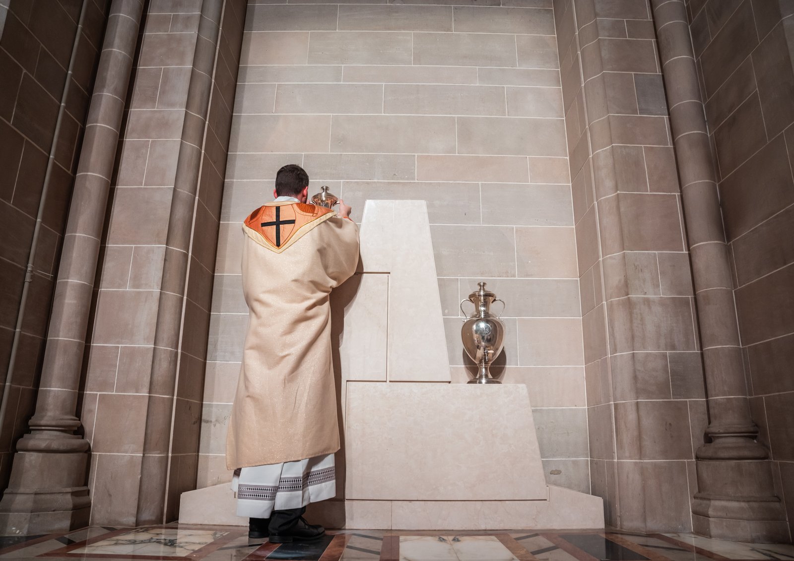 In reflecting on the sacred liturgy and the act of consecrating the oils — themselves an instrument of consecration — Archbishop Vigneron explained the profound paradox of consecration.