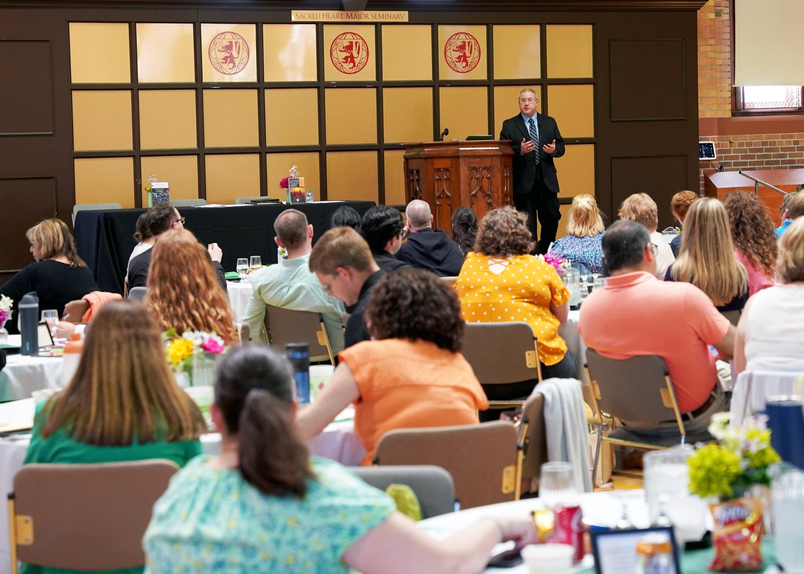 Paul Jarzembowski, associate director for laity at the U.S. Conference of Catholic Bishops, gave the keynote address on April 23.