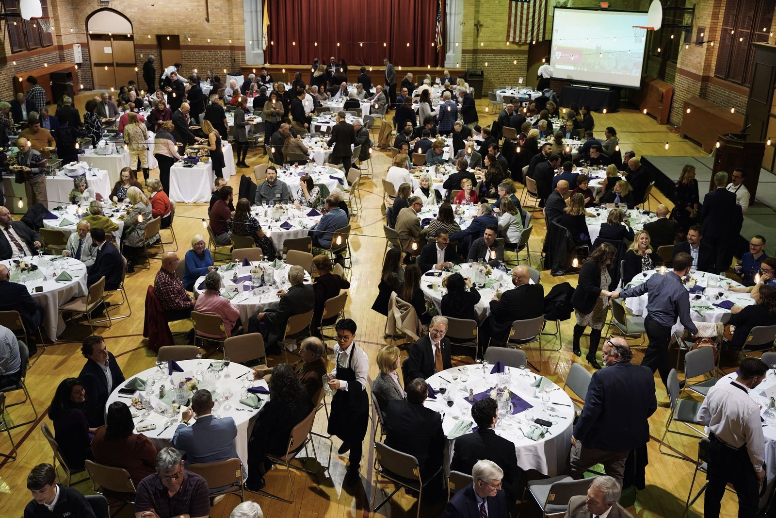 More than 300 people attended this year's Dinner for Life, which was organized, planned, cooked and served by the seminarians.