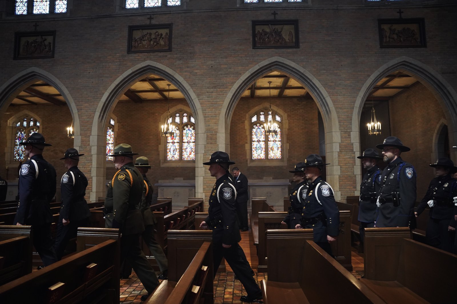 Police officers, firefighters, emergency personnel and first responders from across Metro Detroit gathered May 26 at Sacred Heart Major Seminary in Detroit for the annual Mass for First Responders.