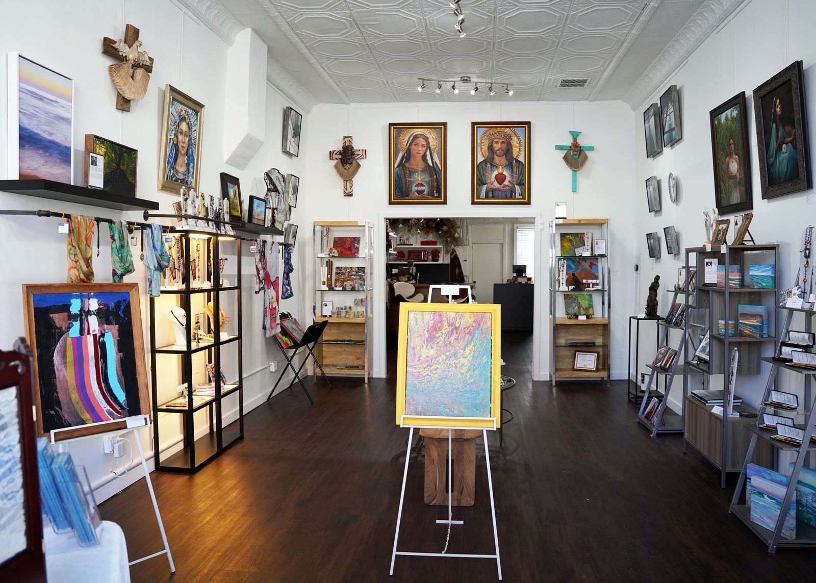 Quesada was inspired and encouraged to open the galleria following her success as a vendor at the National Eucharistic Congress in Indianapolis in July 2024.