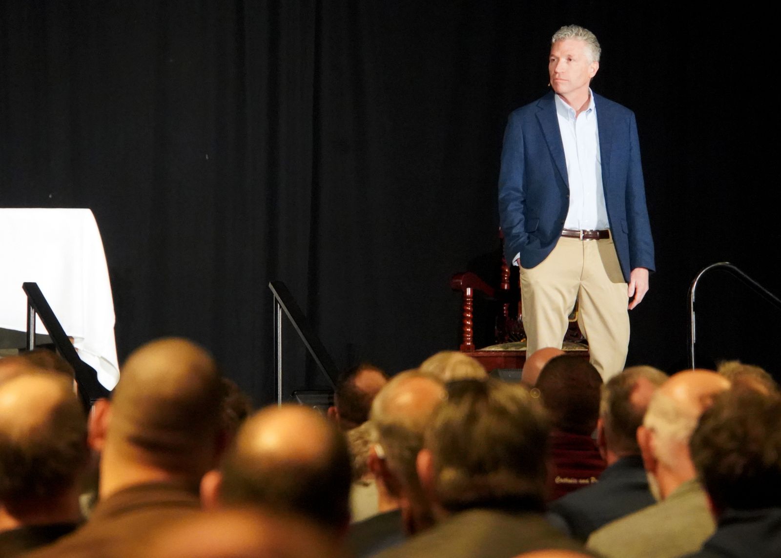 Reyes, senior vice president of strategic partnerships and senior advisor for the Knights of Columbus, encouraged the men to build strong Christ-centered friendships that will accompany them on their mission and efforts toward holiness.