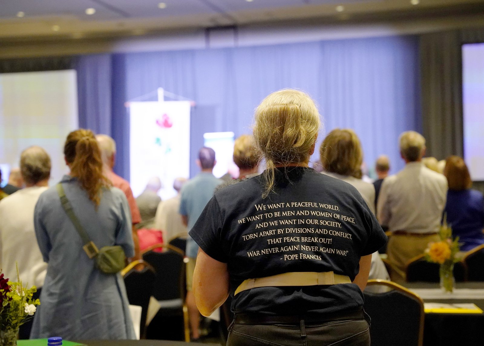 Late Detroit Auxiliary Bishop Thomas J. Gumbleton was one of the founding members of Pax Christi USA in 1972.