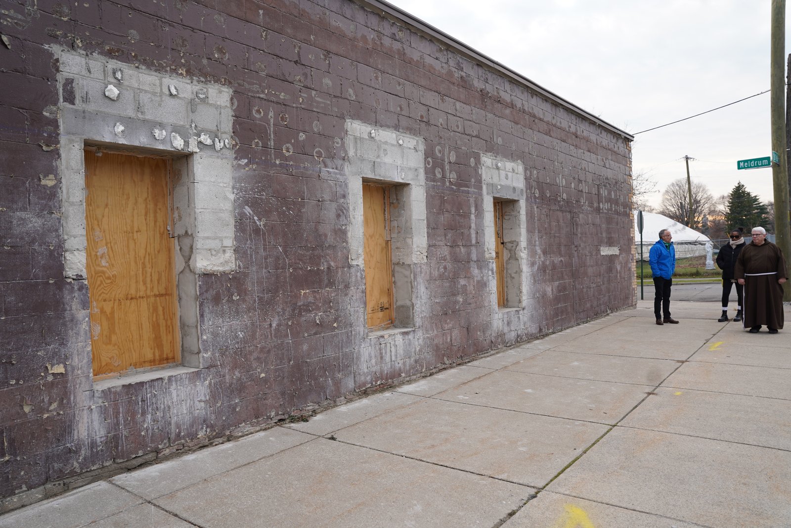 A big feature of the Capuchin Soup Kitchen renovations will be expanding the windows to allow more sunlight to come in and allow guests to look both in and out of the building. Bro. Wegner wants the soup kitchen to have more of a restaurant feel than that of an "employee breakroom." (Daniel Meloy | Detroit Catholic)