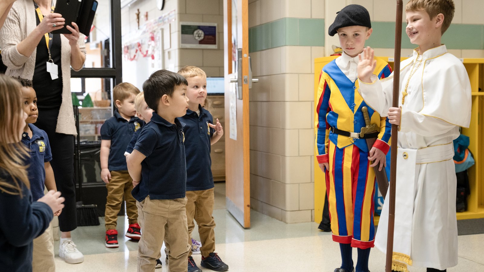 Wildrick encourages her students to choose a classmate who exhibits the traits they would want to see in a real pope, not simply to vote for their friends.