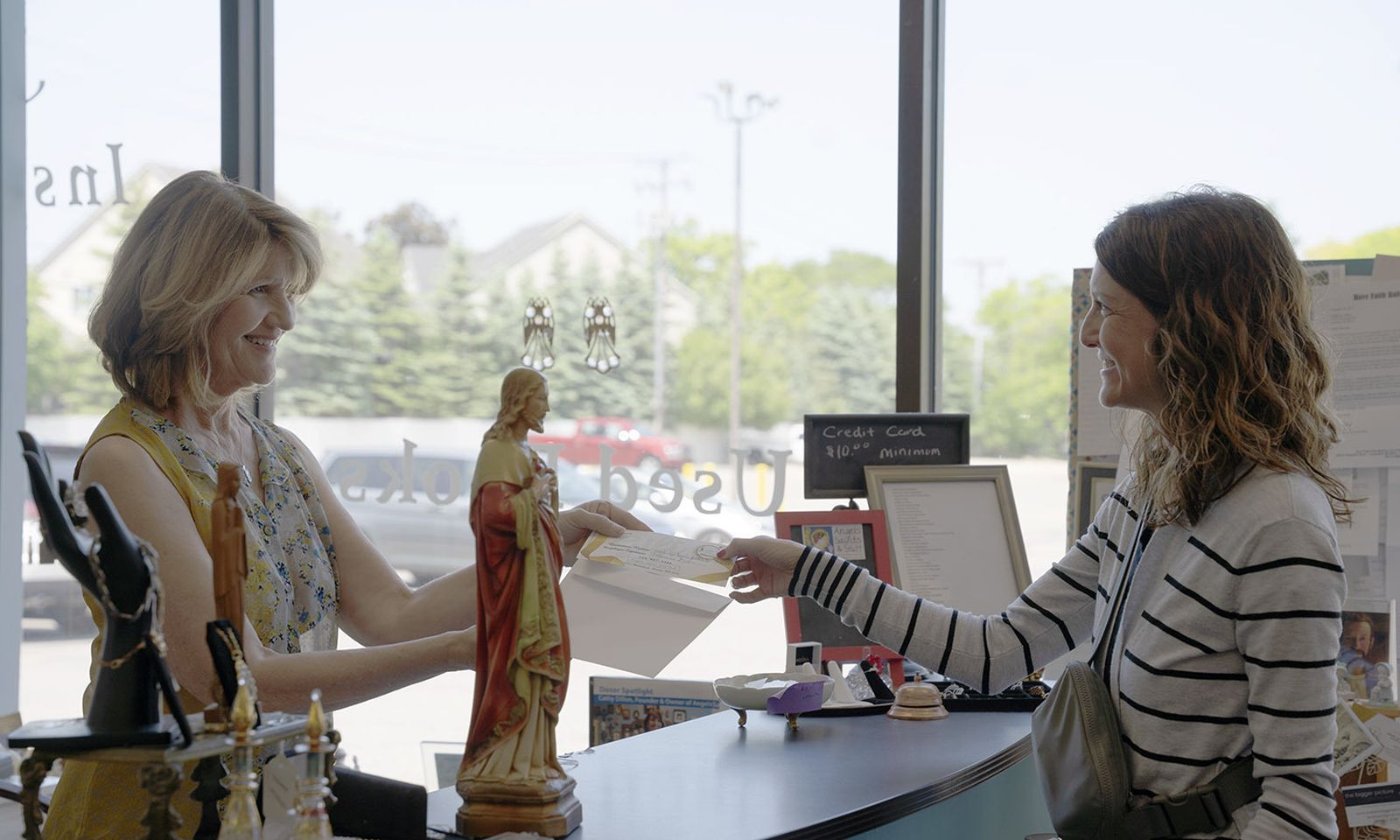 100% of the store’s profits go to local charities such as Sanctum House, St. Francis Center, Redford Interfaith, Vista Maria and countless others.