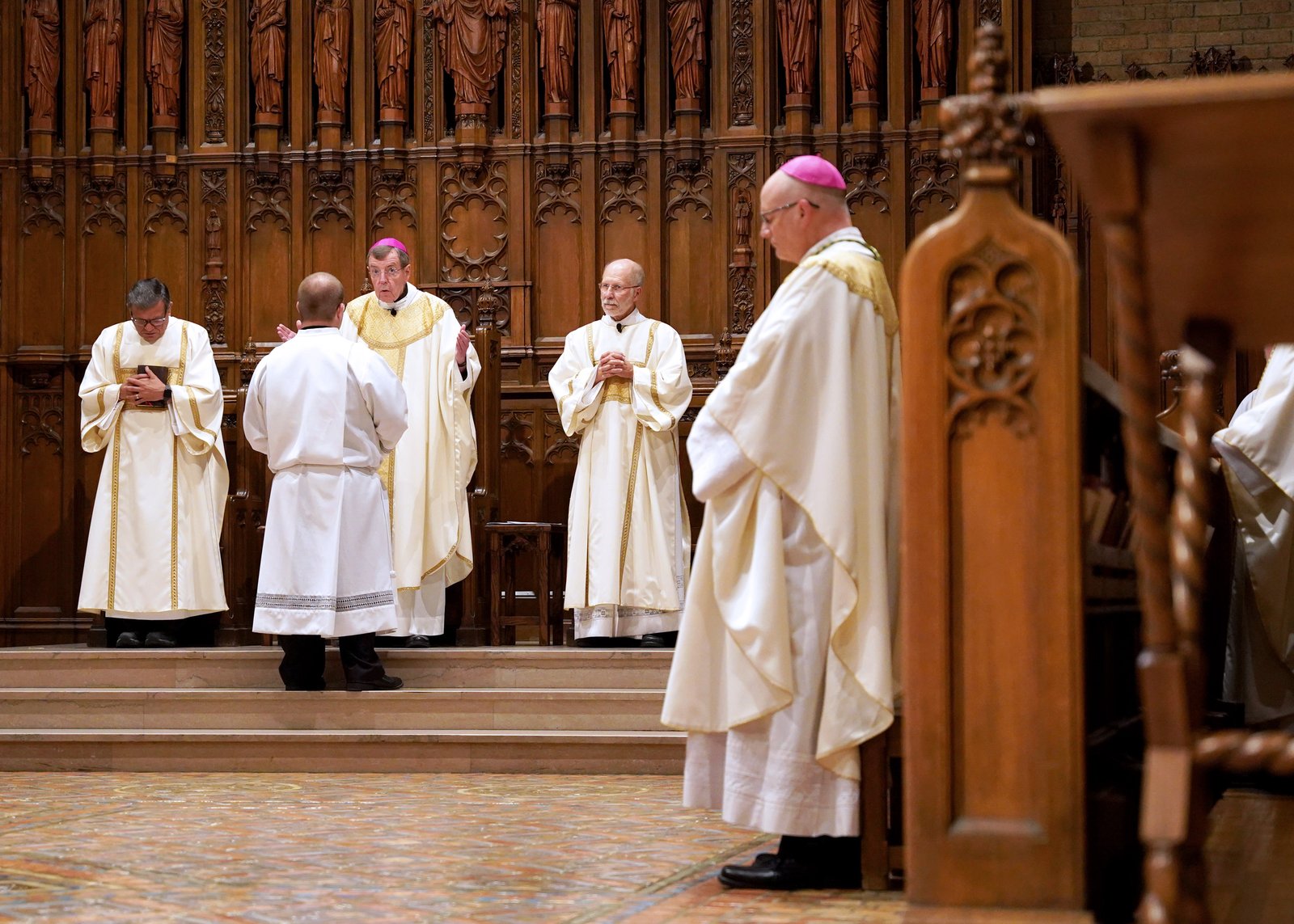 Participants began the day with Mass celebrated by Detroit Archbishop Edward J. Weisenburger and Archbishop-emeritus Allen H. Vigneron, who gave the homily, followed by a keynote also delivered by Archbishop Vigneron and several breakout educational sessions.