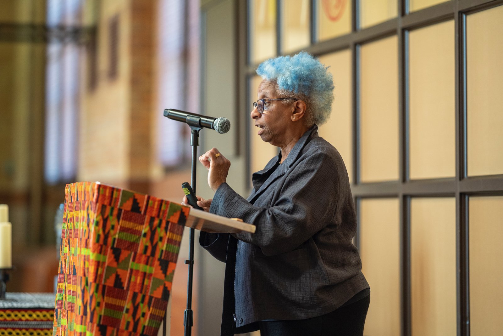 The conference's keynote speaker, M. Shawn Copeland, Ph.D., professor emerita of systematic theology at Boston College and theologian-in-residence at Saint Katharine Drexel Parish in Boston, called the women gathered to be leaders in the world for Christ.