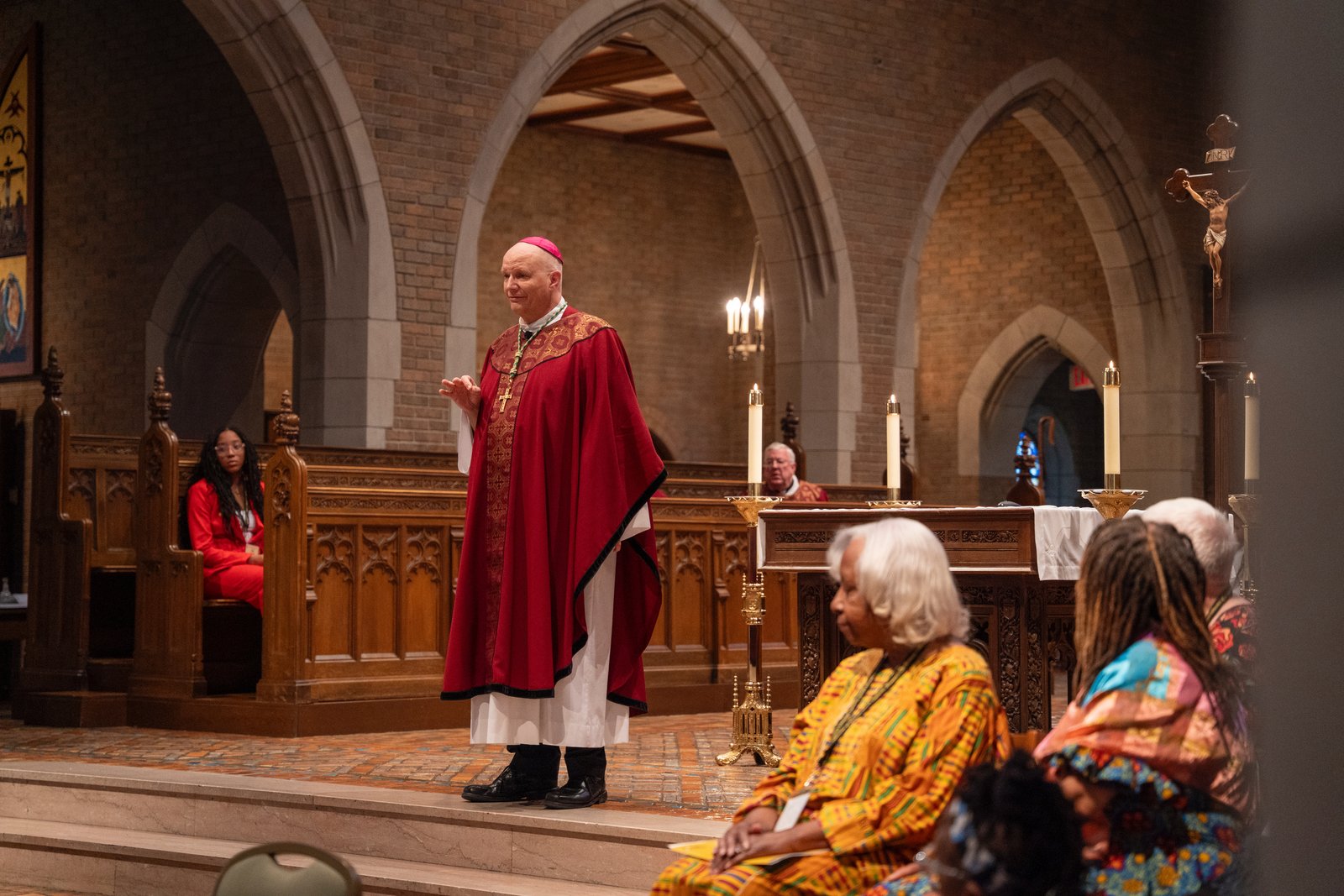 In his homily, Archbishop Weisenburger told the women that they are the “leaven” for the Bread of Life in the world today.