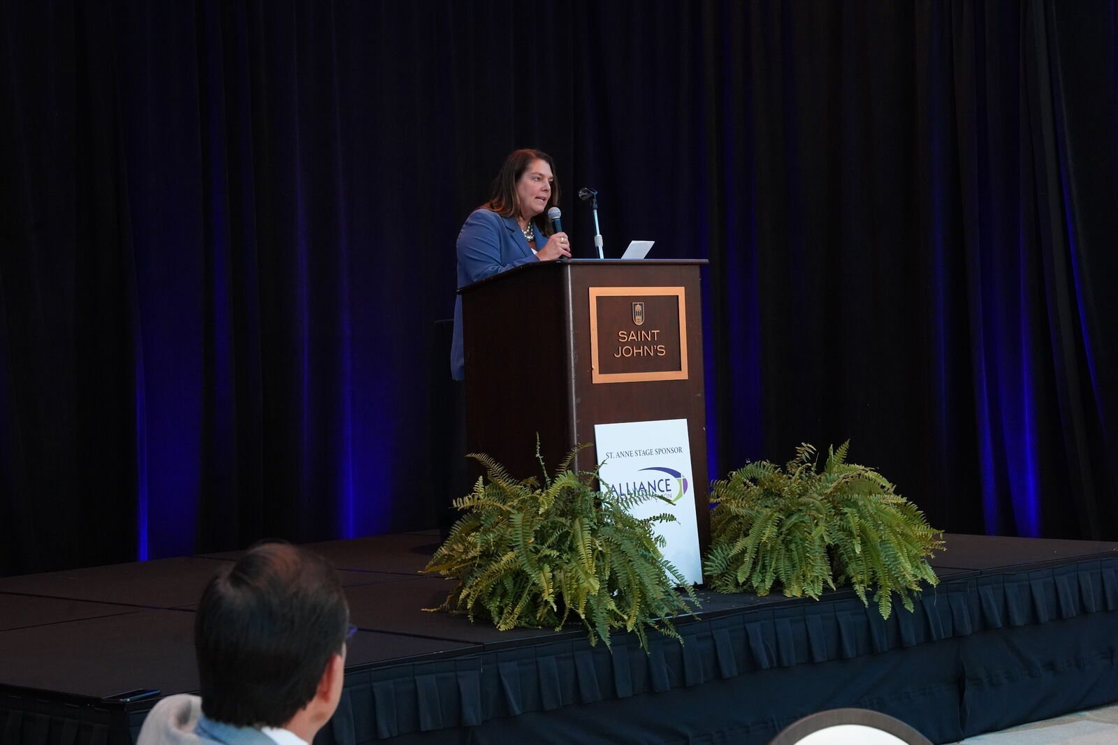 Kerry Alys Robinson, president and CEO of Catholic Charities USA, commended the work of the staff and volunteers of Catholic Charities of Southeast Michigan in serving the most vulnerable in the community, even amidst cuts in federal grants.