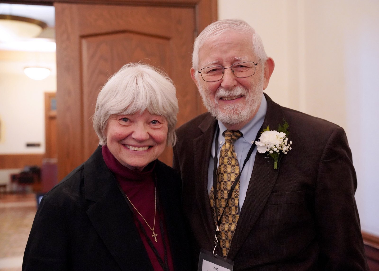El diácono Timothy Pilon y su esposa, Claudette, celebraron 35 años desde su ordenación y 54 años de matrimonio.
