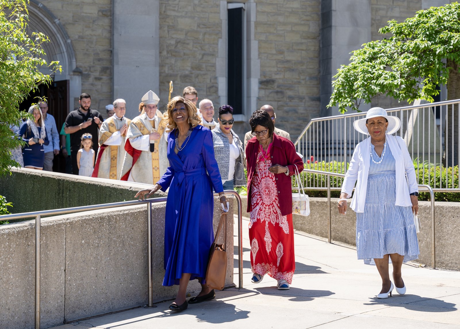Archbishop Vigneron said the vocation of motherhood demands a certain type of sacrificial love, and Our Lady of Lourdes can be a model and comfort for all mothers.