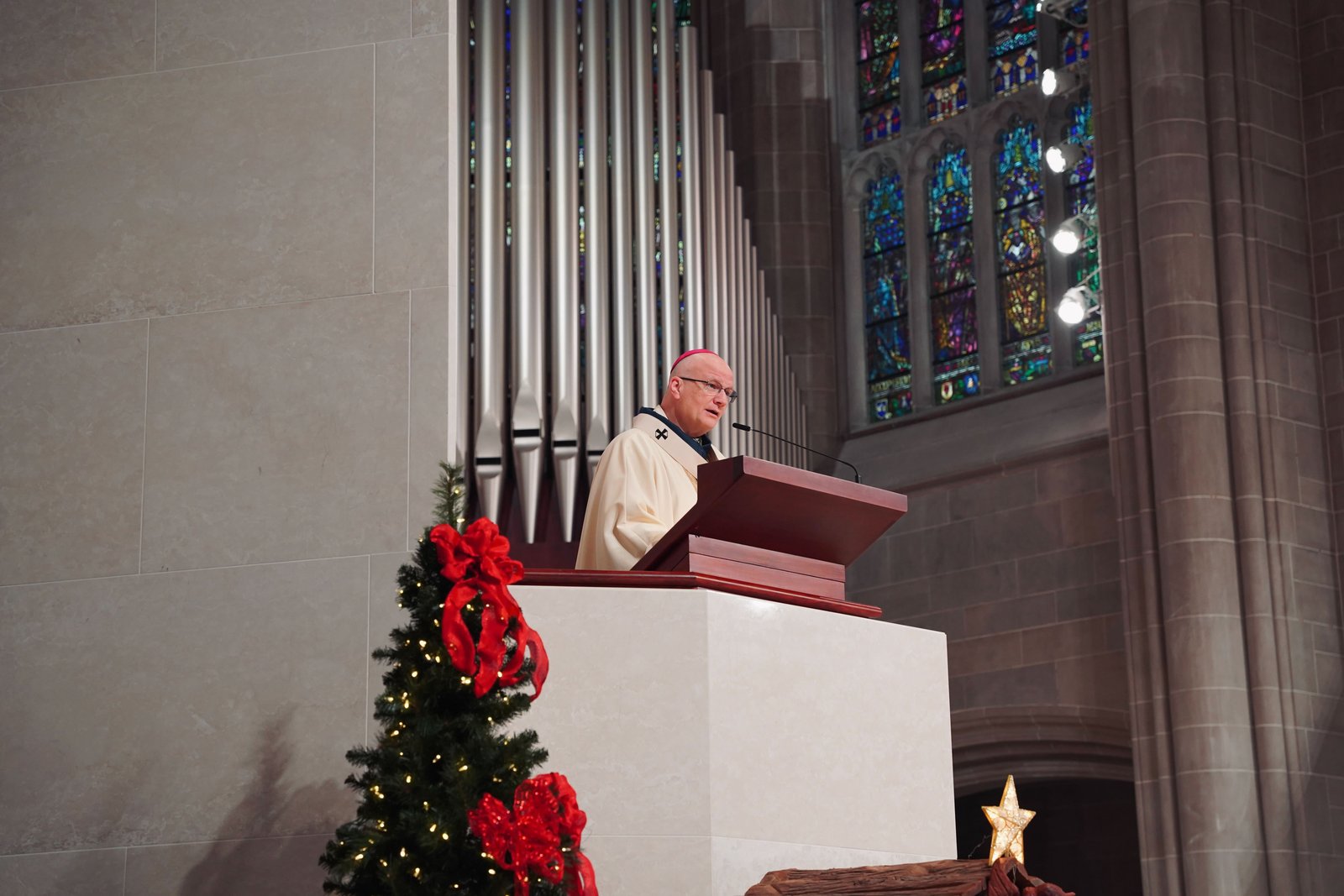 Archbishop Weisenburger delivers his homily during the closing of the Jubilee Year of Hope, reflecting upon the moments of grace he, and the universal Church, have experienced this year. Pope Leo will conclude the worldwide celebration in Rome on the ﻿Solemnity of the Epiphany, Jan. 6.