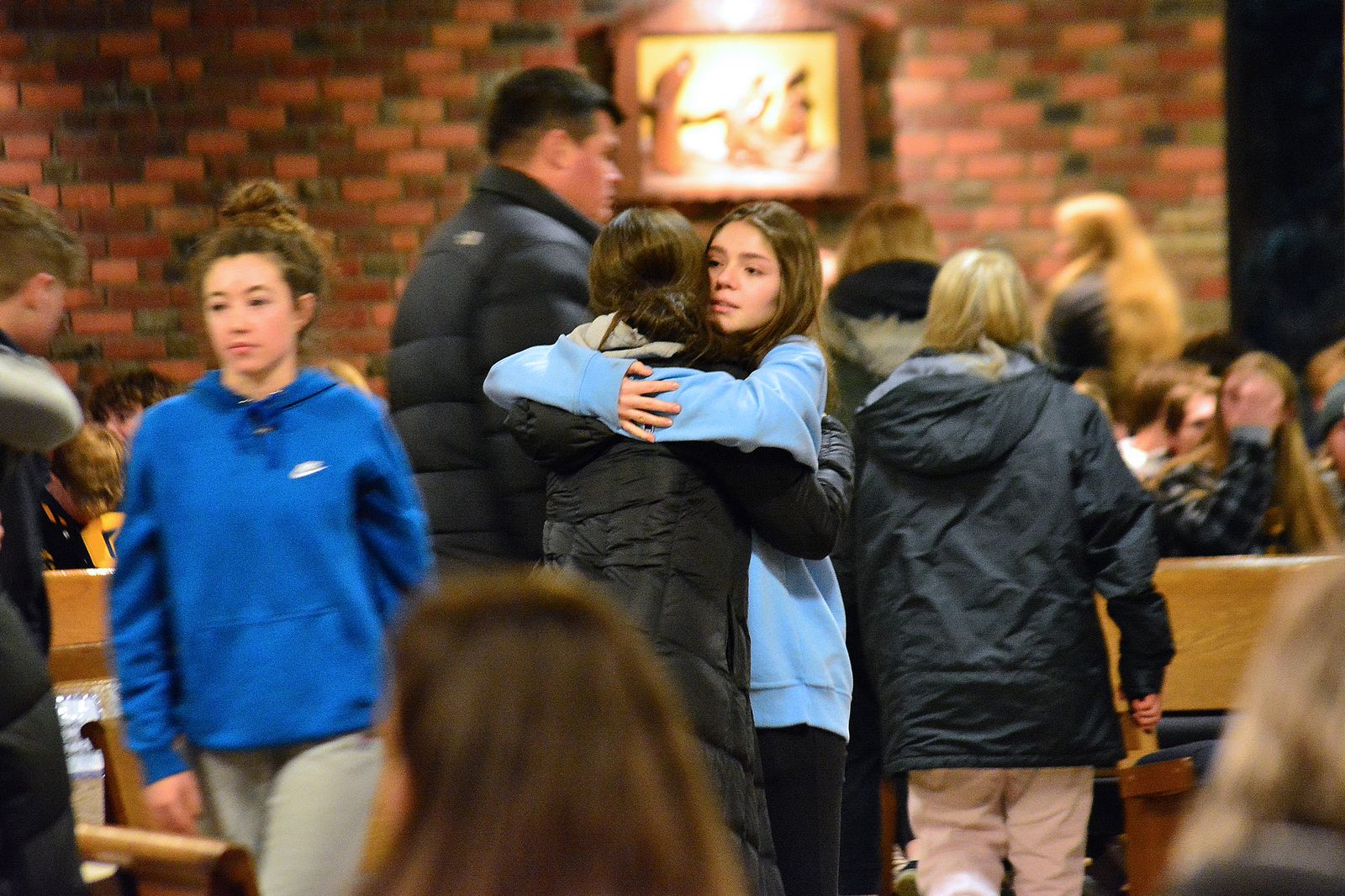 “We recognize that these words are hard because of the love we feel surrounding us,” Fr. Kean said.