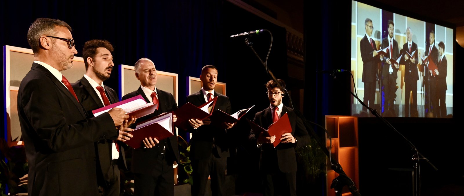 Members of the Sistine Chapel Choir, Sixitini Cantores, will perform Sept. 4 at St. John's Resort in Plymouth. Tickets start at $50. (Courtesy of Corporate Travel Service)