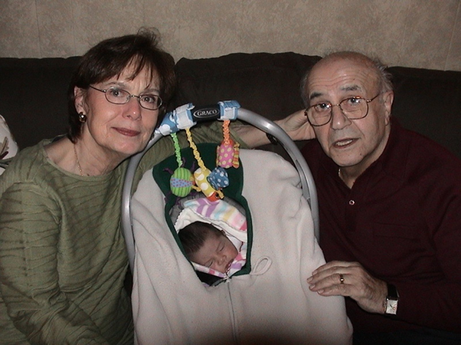 Armando and Marjorie DeCapite, with Marco's oldest daughter, Adella, in 2013.