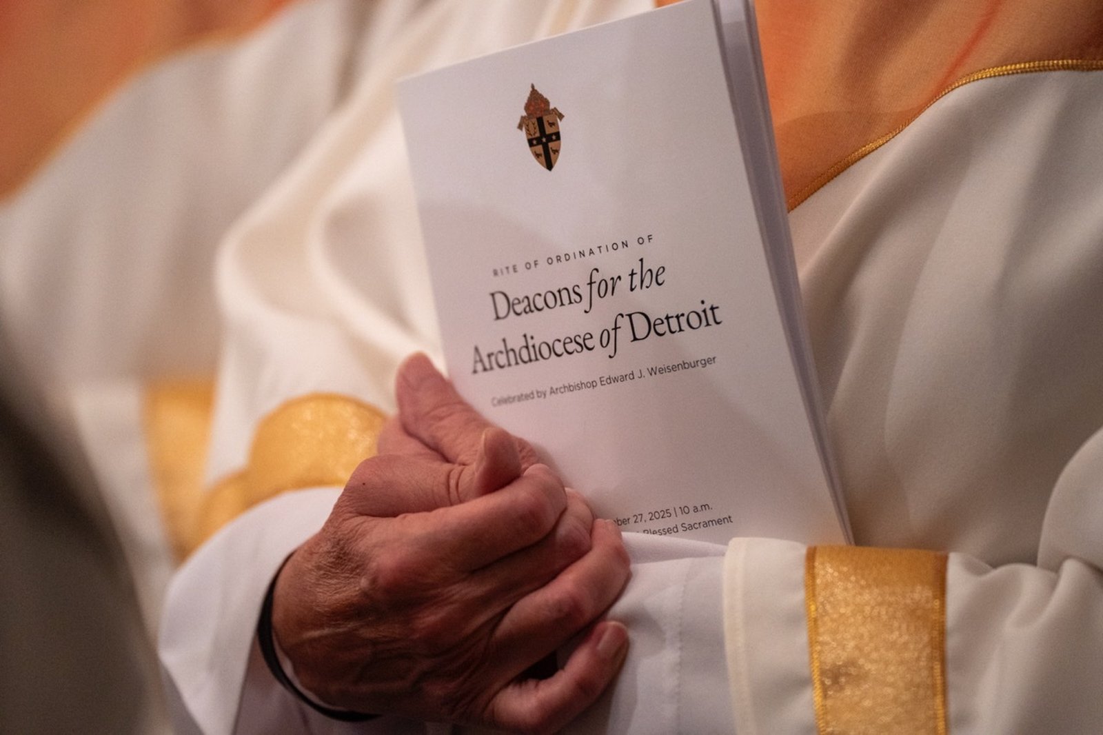 At the end of Mass, Archbishop Weisenburger announced their first assignments as deacons: Deacon Jones will serve at St. Charles Borromeo Parish in Detroit; Deacon Kovacik is assigned to St. John Vianney Parish in Shelby Township; and Deacon Rybski is assigned to Holy Family Parish in Novi.