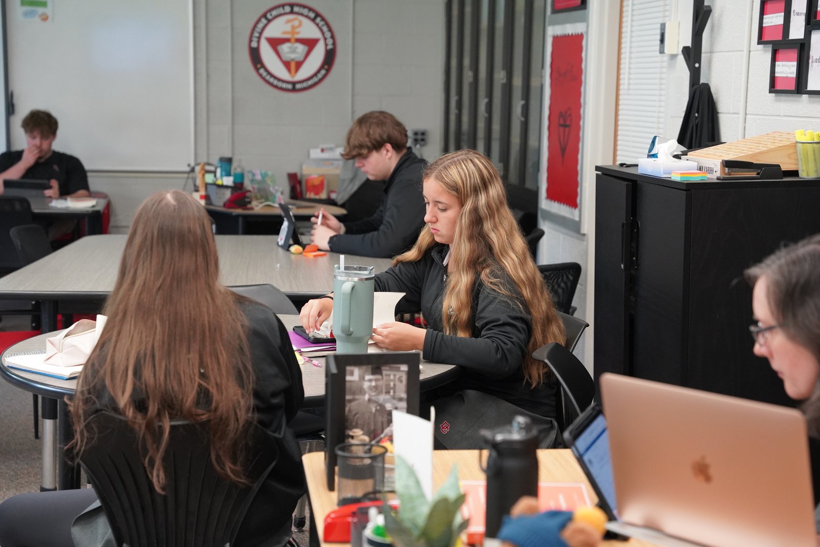 Since 2012, Divine Child has had an Instructional Support Program in which students with various learning challenges can receive extra tutoring and take tests in separate rooms.