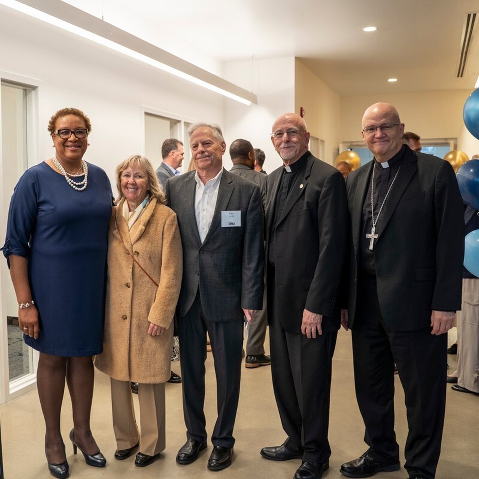 The "Empower Loyola" campaign publicly kicked off in September 2023. Along with the welcome center and chapel, donor support led to construction of a student courtyard with concrete pavers, benches, decorative lighting and landscaping between school and chapel. The campaign also raised money for student tuition assistance and a faculty development fund.