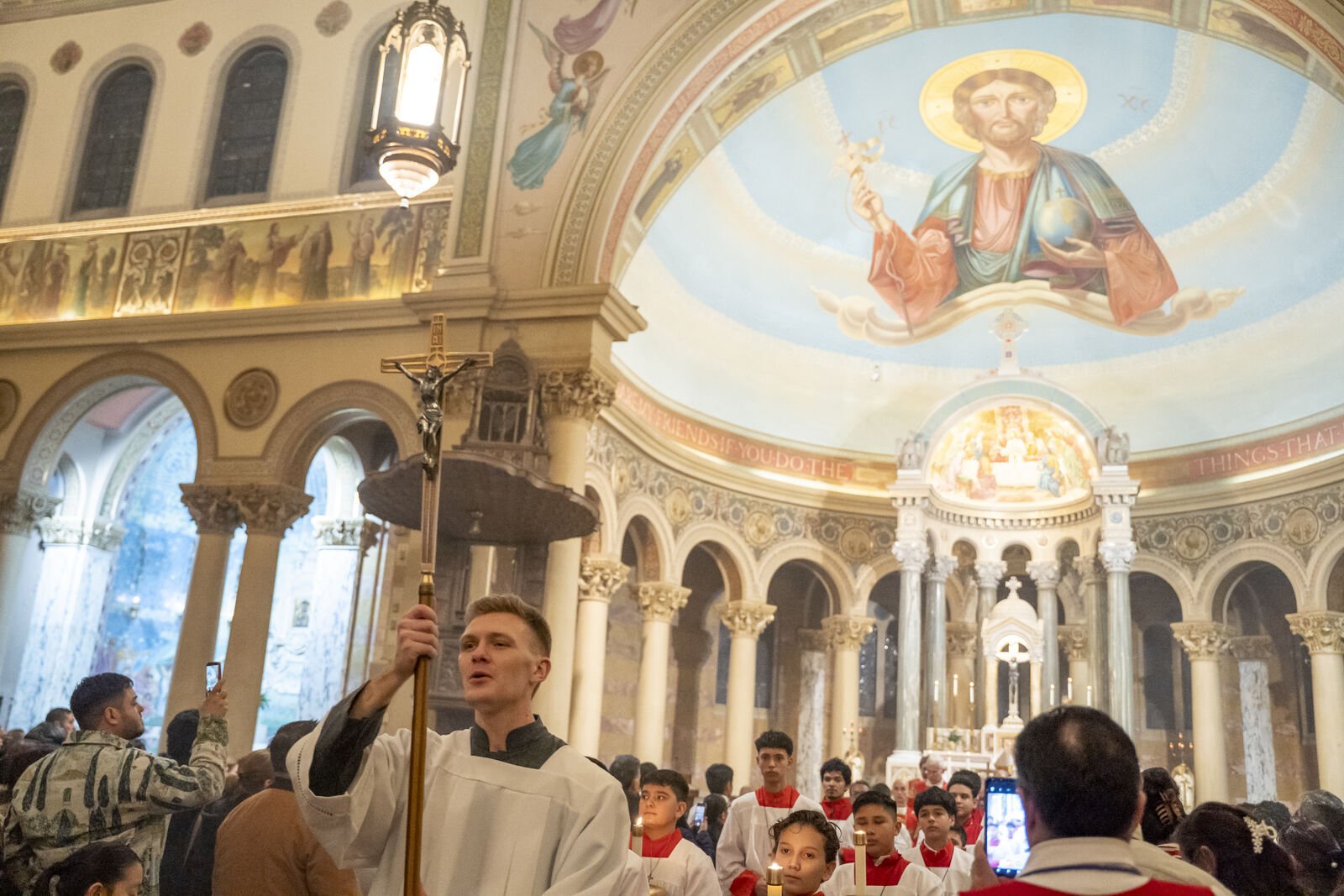 Fr. Tony Blount, SOLT, parochial vicar at Holy Redeemer and vicar general for the SOLT community in Detroit, said many of the older parishioners at Most Holy Redeemer have ancestors who fled Mexico following the religious oppression of the Cristero War, and from that time, there has been a cult of devotion to St. José Sánchez del Río.