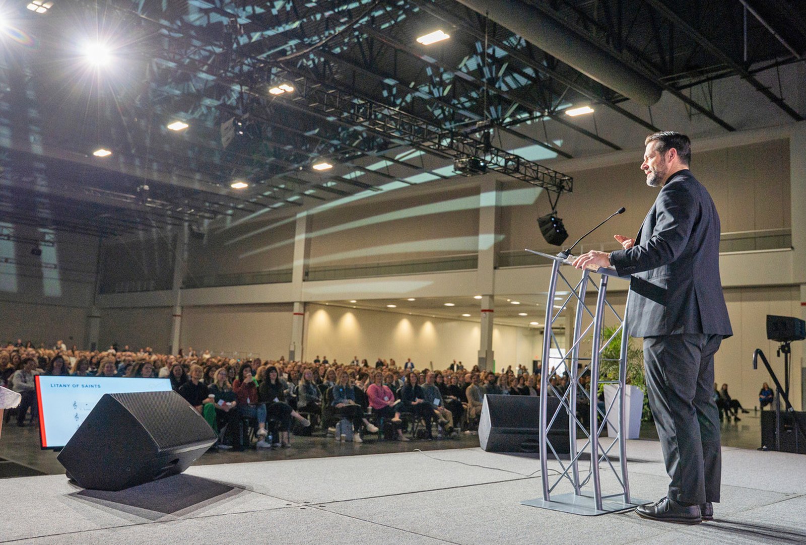 In his two keynotes, Fr. Schmitz reminded Catholic educators that the responsibility they have to pass along the faith to young hearts and minds comes from Scripture, in which educators are entrusted with a sacred mission to glorify God through the next generation.