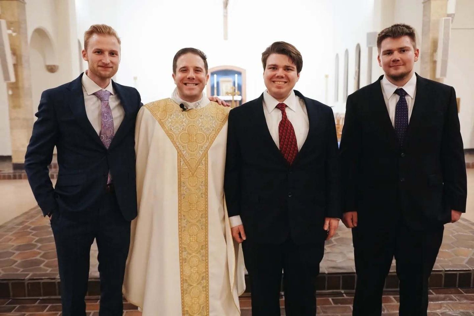 As chaplain to Detroit Catholic Campus Ministry, Fr. Hood frequently celebrates Mass at Our Lady of the Rosary Church in Detroit's Midtown, while leading Bible studies, faith formation and fellowship with college students from local campuses.