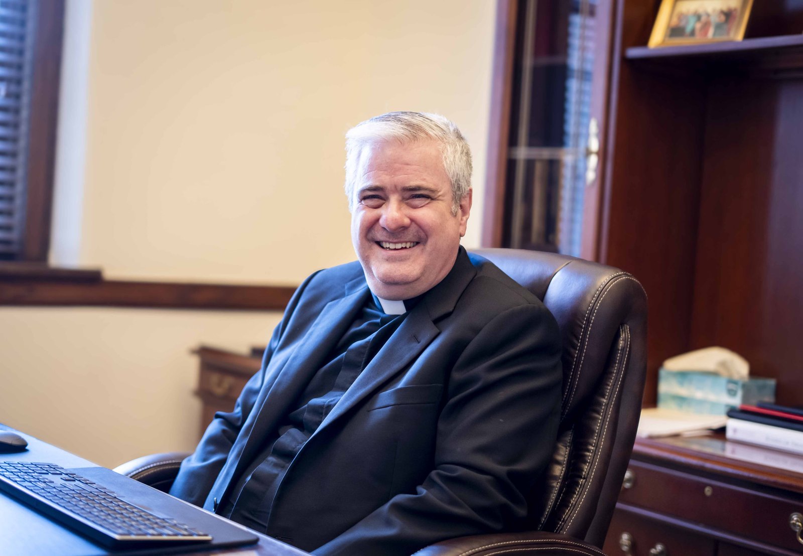 In a time when young people have plenty of other options, Fr. Creagh said entering the seminary is a counter-cultural decision. As he begins his ministry, Fr. Creagh encouraged people to pray for vocations, and to pray for his wisdom as he leads Sacred Heart into the years to come. (Valaurian Waller | Detroit Catholic)