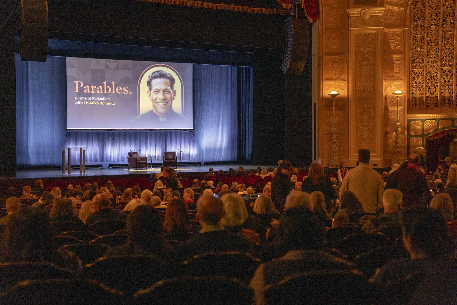 Audience members who attended the 'Parables' tour said they enjoyed how Fr. Schmitz broke down the stories of the Gospel and in a relatable way revealed how Jesus is communicating God's love for His children through the parables.