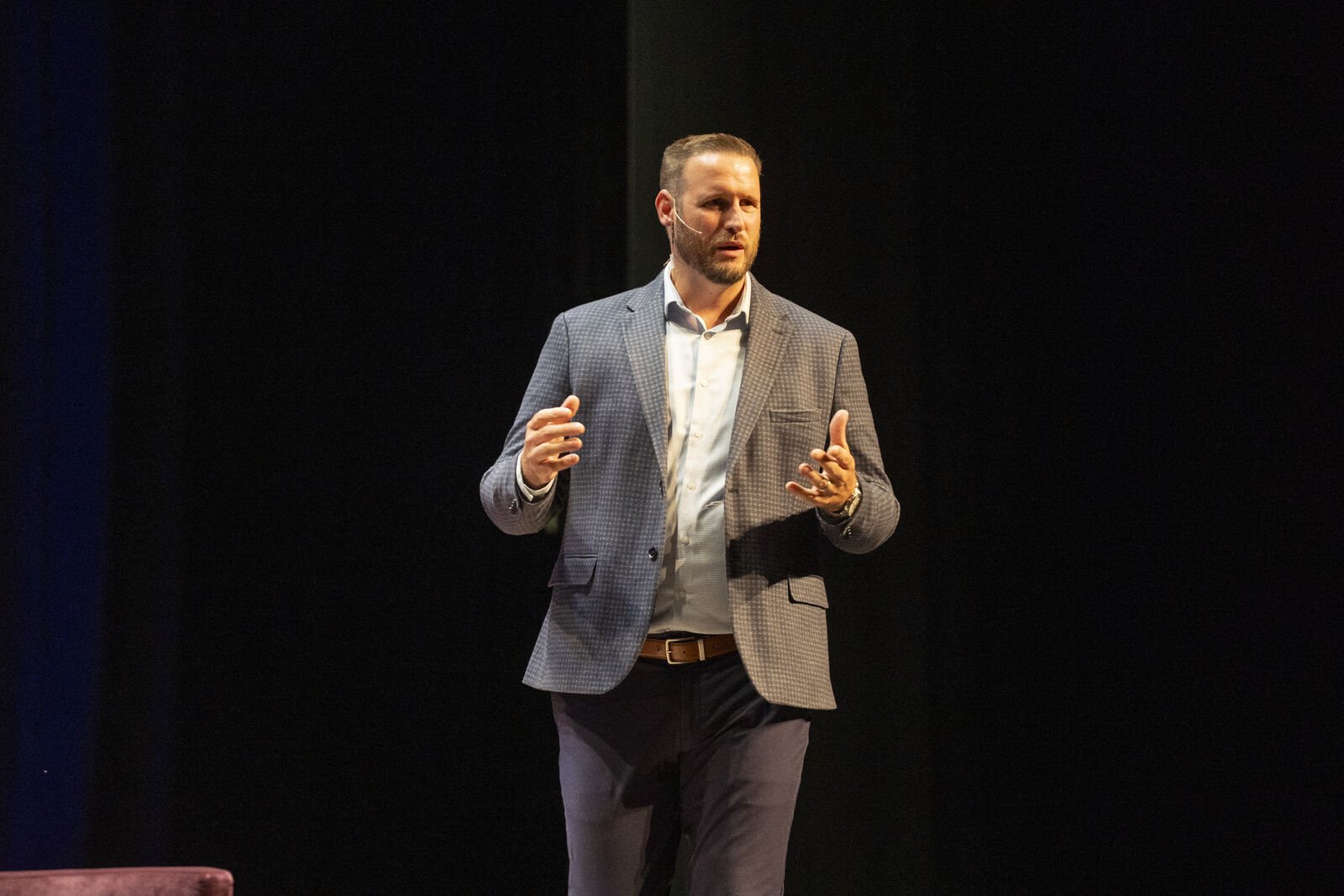 Instead of checking out a football game or a concert, Brian Miller, director of apostolic development for Amazing Parish, said Fr. Mike Schmitz' 'Parables' talk was the place to be in downtown Detroit on Monday night.