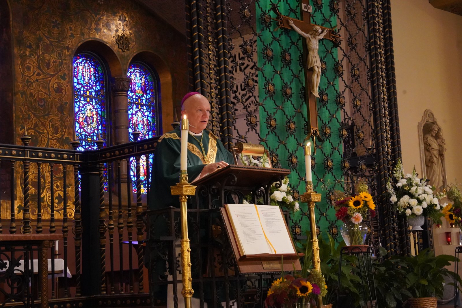 “What I’m witnessing here in your parish and in your wonderful school is a really impactful response to what our beloved Holy Father of blessed memory, Francis, called us to do, but I believe it was Christ calling us through his voice,” Archbishop Weisenburger said during Mass. “I’m grateful for what you’re doing here, and it’s a blessing for me to be here and stand with you in your successes.”