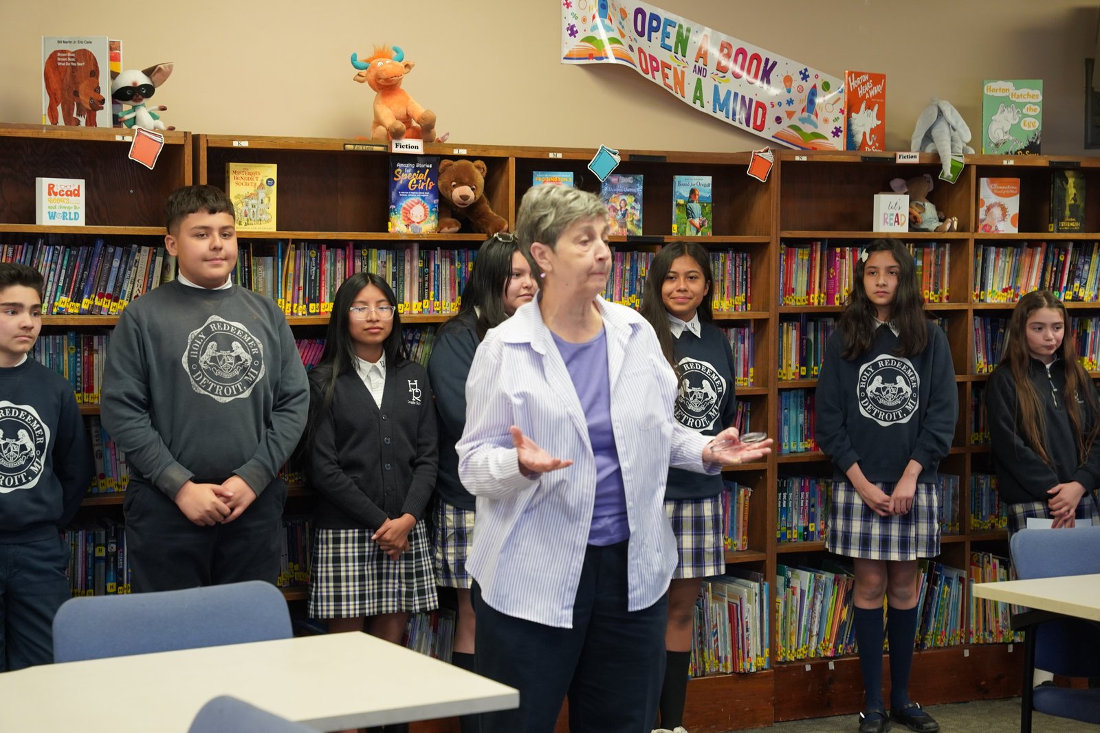 Laura Ilov, assistant principal at Holy Redeemer School, wanted students to learn more about Marian spirituality as a way to grow closer to Our Lady, and in turn, Her Son.