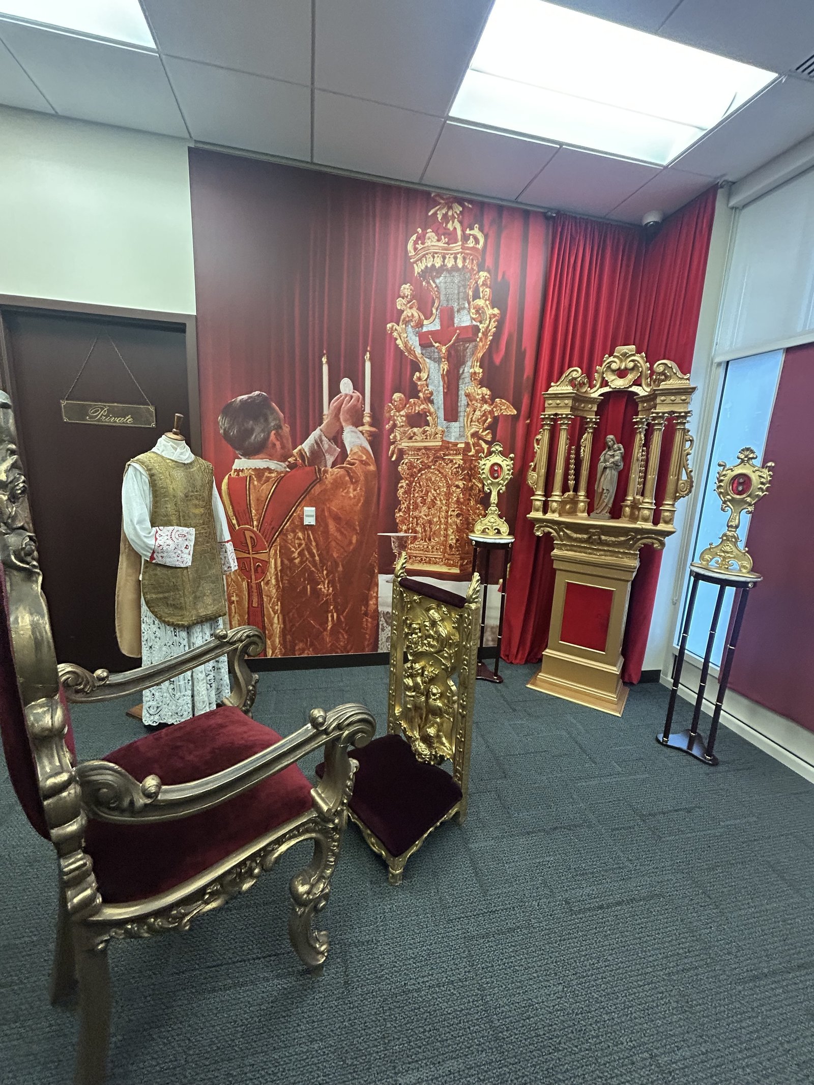 Artifacts and relics of Archbishop Sheen’s ministry are on display at the museum in Peoria.