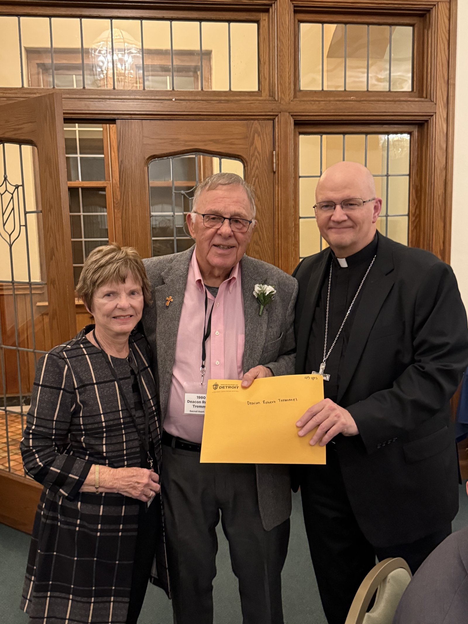 Deacon Robert Tremmel (45 years) and his wife, Roberta Tremmel