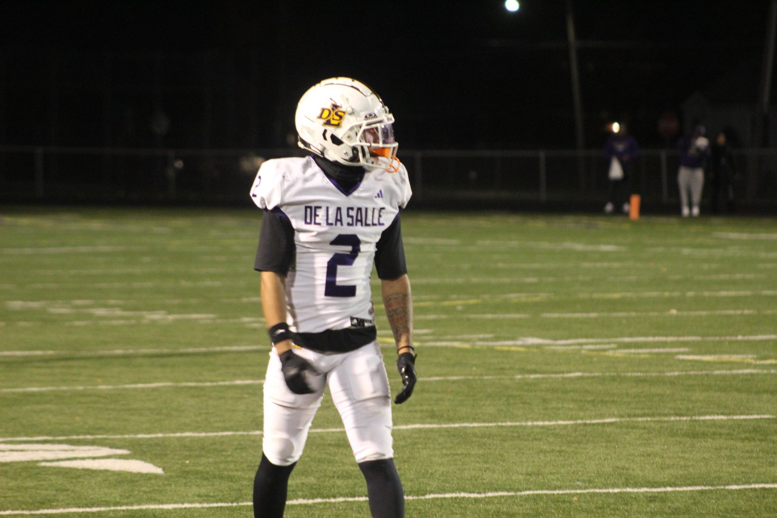 Damion King got the scoring started for De La Salle, catching a 21-yard touchdown pass before the game was nine minutes old.