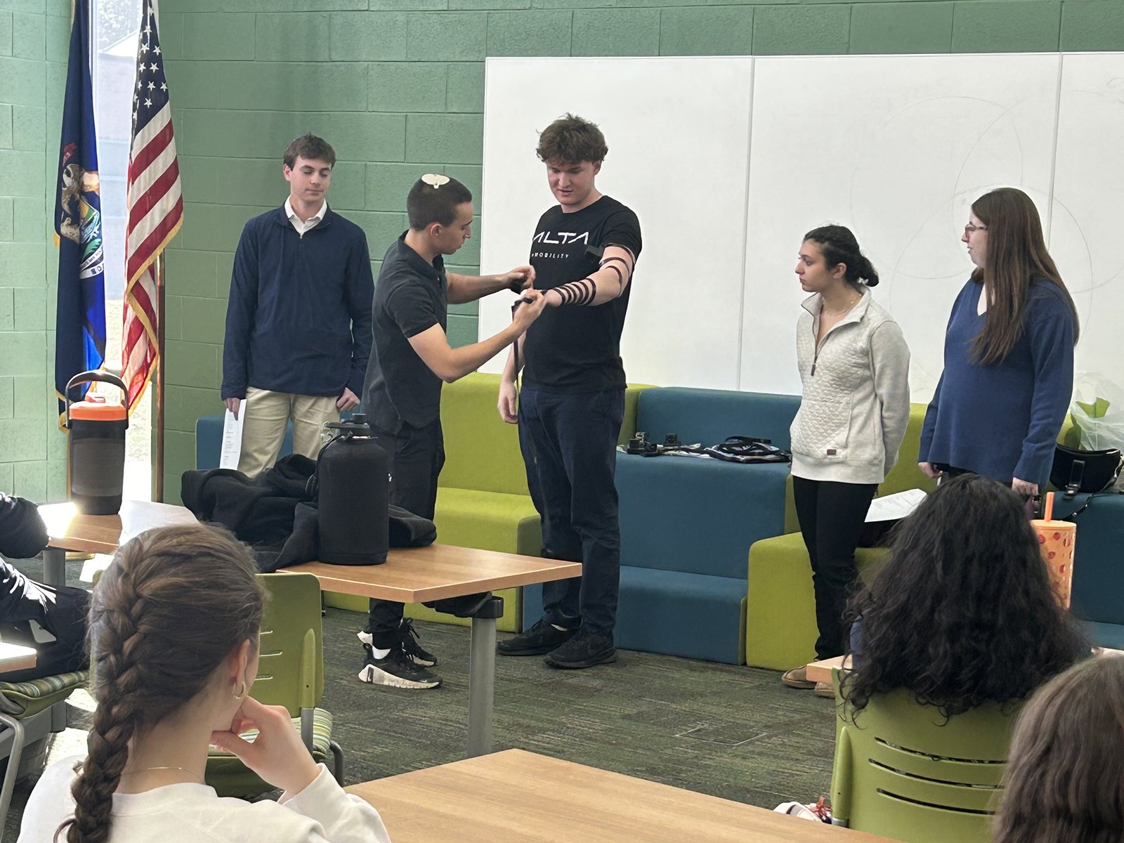 “The Jewish students brought things from their faith that are important to them and discussed the meaning,” Preiss said. “They talked about how their families observe their faith, which varied quite a bit.”