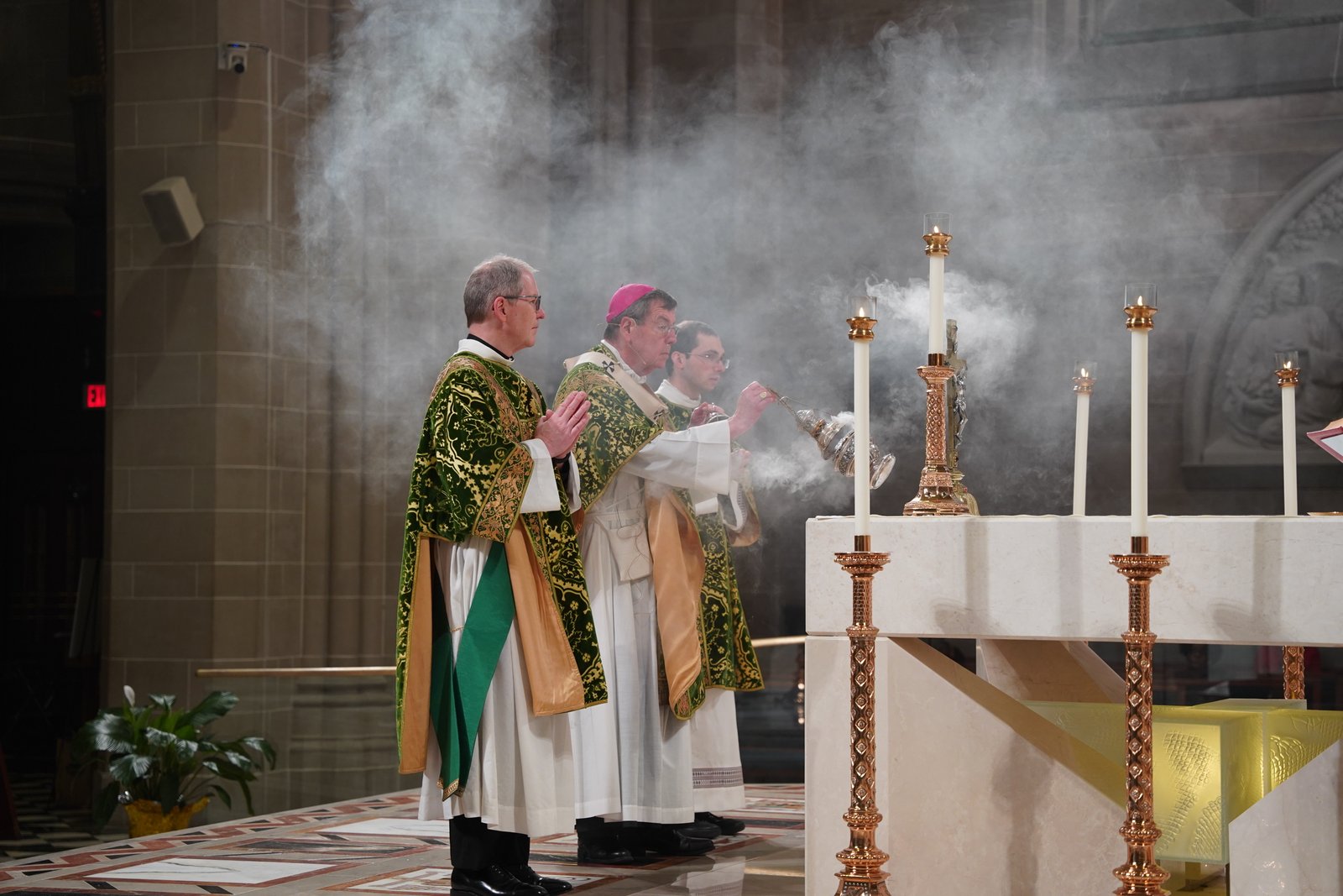 Archbishop Allen H. Vigneron celebrated the Mass for the Sanctity of Life on Oct. 6 at the Cathedral of the Most Blessed Sacrament in Detroit. The Mass coincided with the first Sunday of October, Respect Life Month in the Catholic Church.